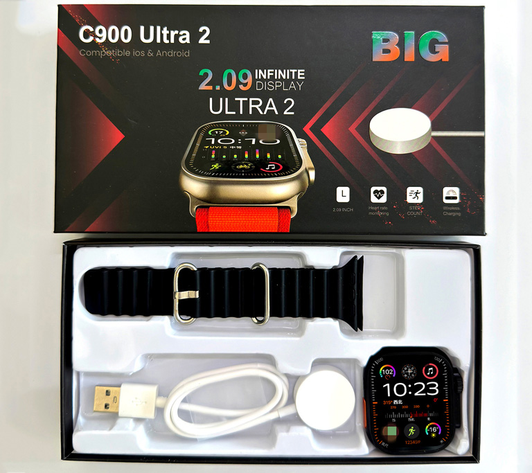 2024 Huaqiangbei s9ultra2 smart watch Bluetooth call heart rate blood pressure cross-border men's sports watch