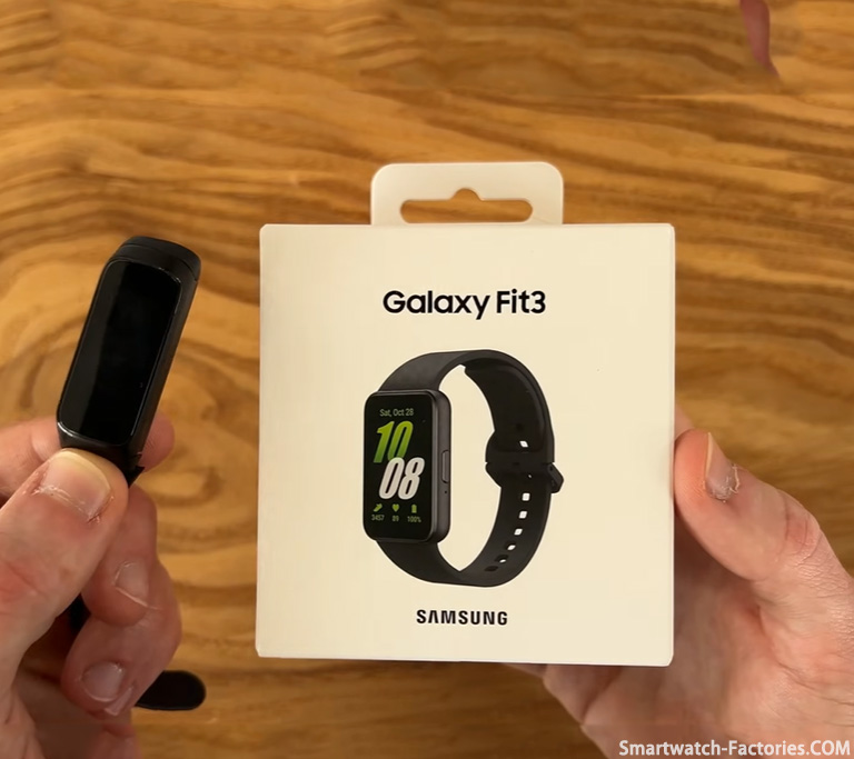 Samsung Galaxy Fit 3 Smartwatch, one of the top 10 smartwatch brands in the world