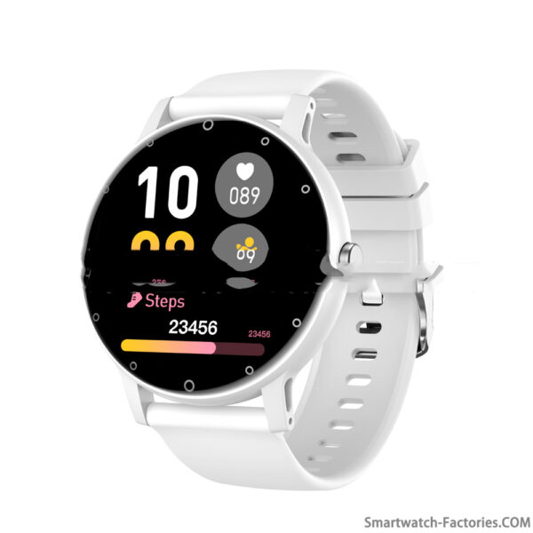 White smart bracelet sleep heart rate blood sugar monitoring bluetooth watch