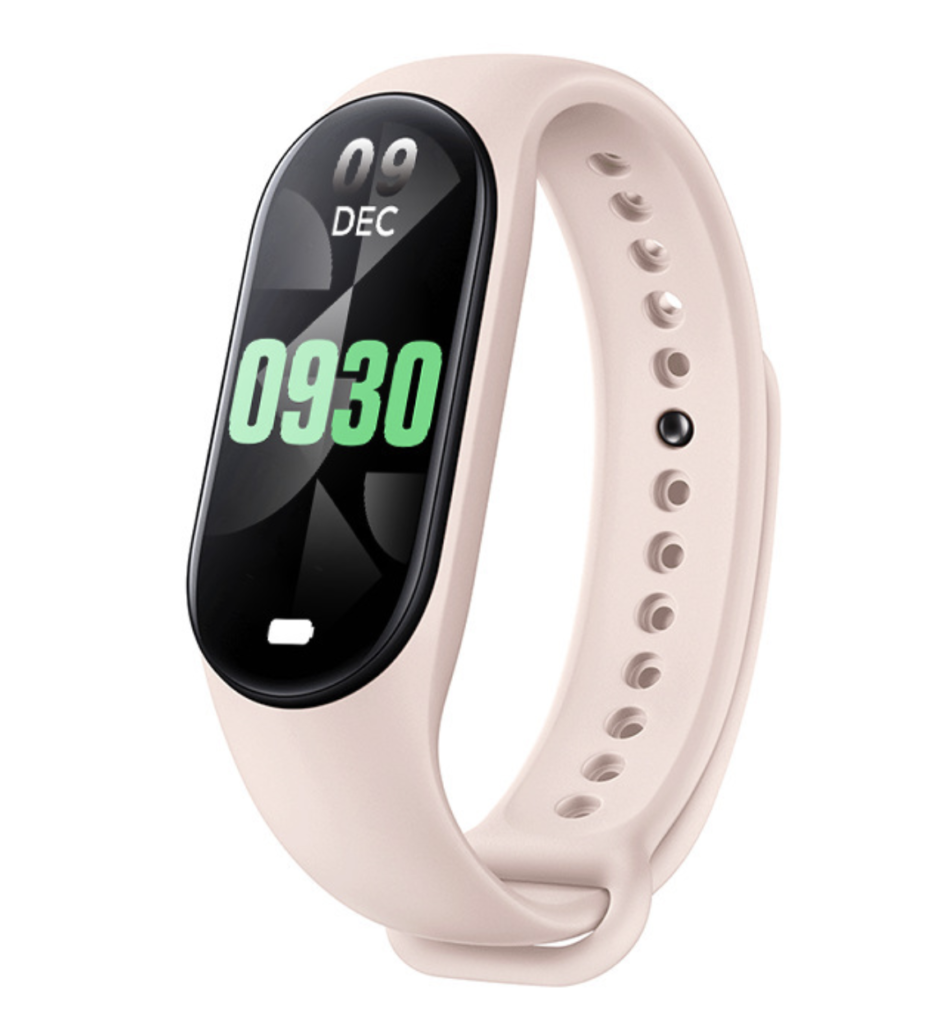 Heart rate, blood pressure, and blood oxygen health monitoring Bluetooth smart fitness tracker
