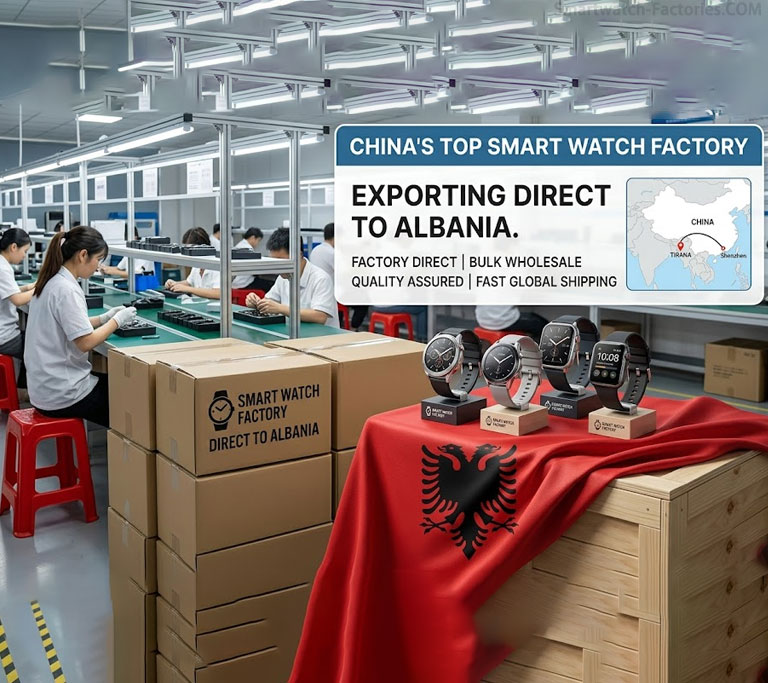 Albania Smartwatch Wholesale: Direct from the Factory
