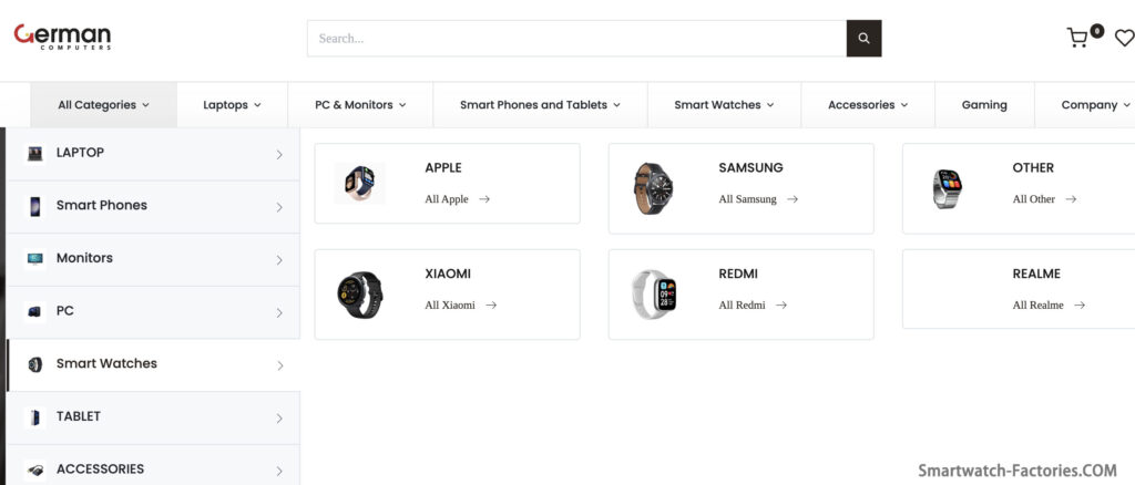 Albanian Online Smartwatch Supplier: GermanComputers