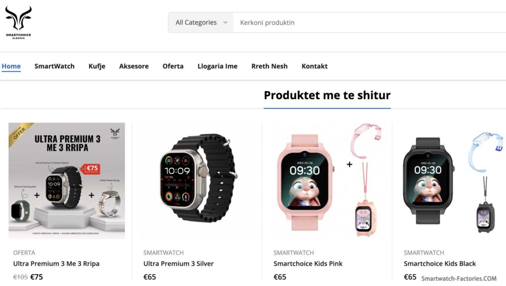 Albanian Smartwatch Supplier SmartChoice Albania Sources Smartwatches from China