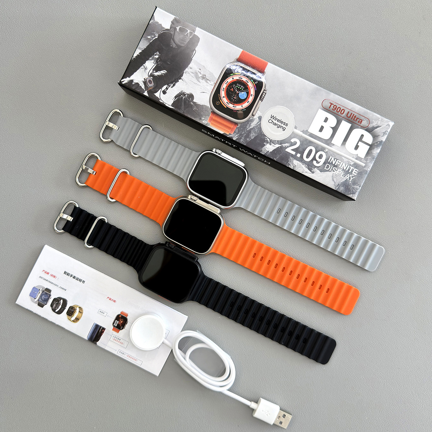 China Shenzhen T900 Ultra Wireless Charging Smart Watch - China Smart Watch Wholesale Platform