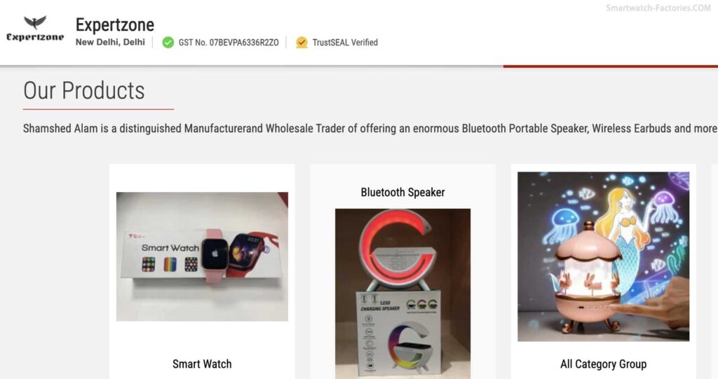 Delhi Smartwatch Wholesaler Expertzone Official Website