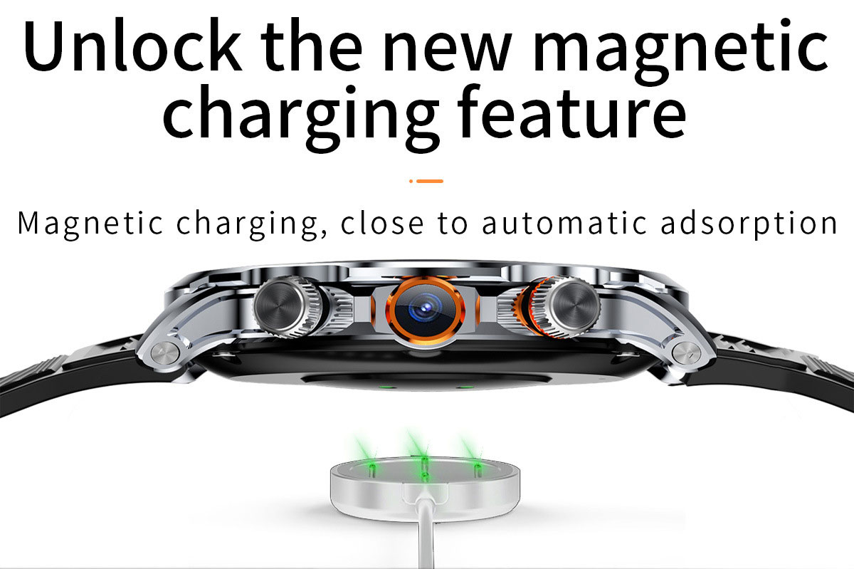 Chinese Magnetic-Charging Android Smartwatch