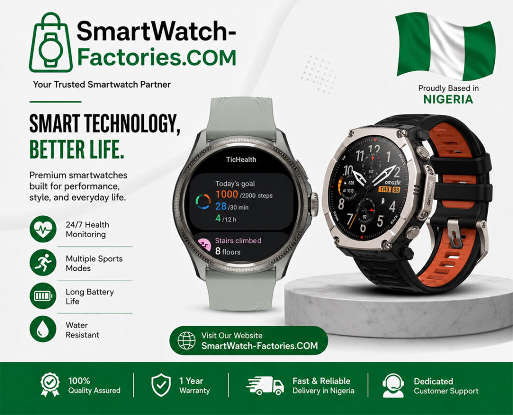Nigerian smartwatch supplier, manufacturer and wholesaler