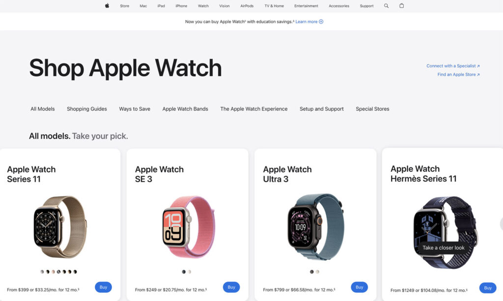 Top 10 Smartwatch Manufacturers in Nigeria: Apple