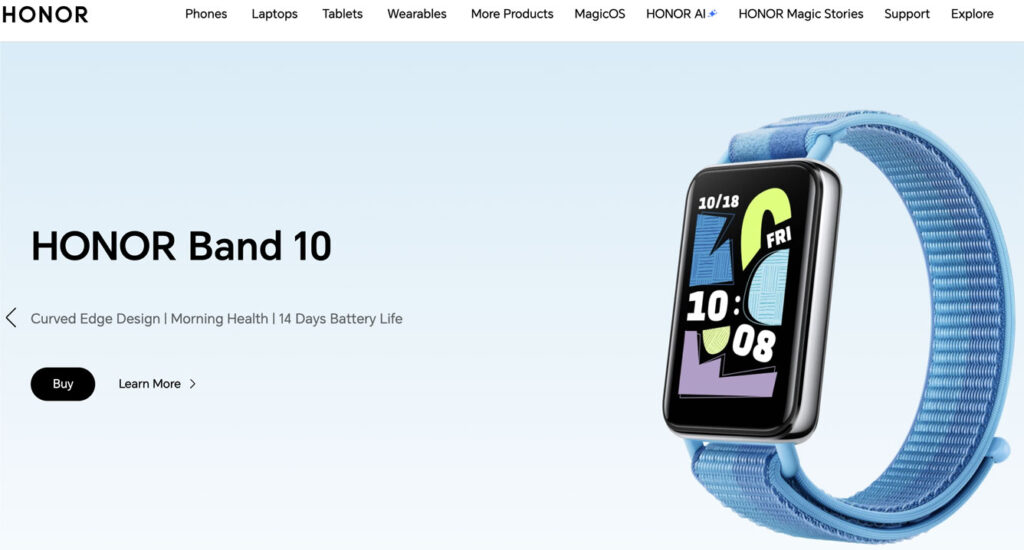 Top 10 Smartwatch Manufacturers in Nigeria: Honor Smartwatch Official Website