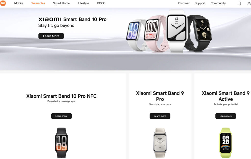 Top 10 Smartwatch Manufacturers in Nigeria: Xiaomi Smartwatch Official Website