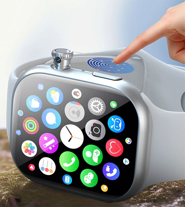 YayLion Smartwatch: Quad-core processor, 4GB RAM + 64GB ROM + 5G dual-connection for phone calls, sports tracking, and AI conversations